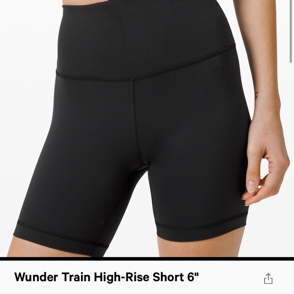Lululemon wunder train shorts